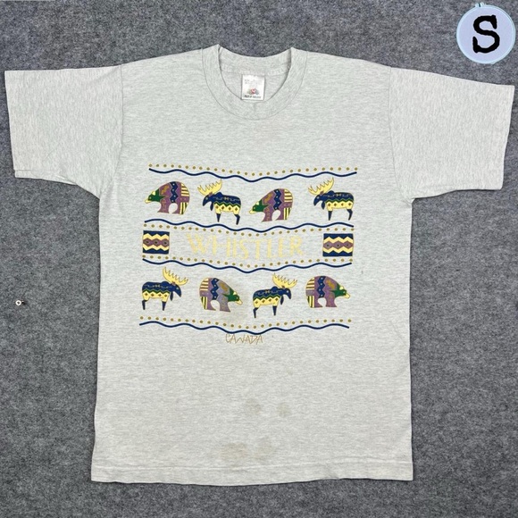 Fruit of the Loom Other - Vintage 90’s Whistler Canada Art Tee Shirt